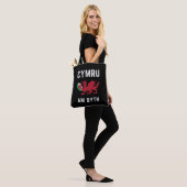 Red Welsh Dragon Cymru Rugby Fan Wales Tote Bag (Op model)