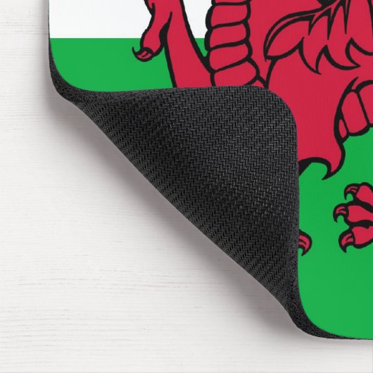 Red Welsh Dragon Muismat (Hoek)