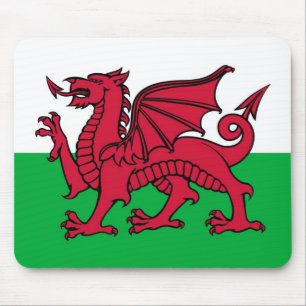 Red Welsh Dragon Muismat
