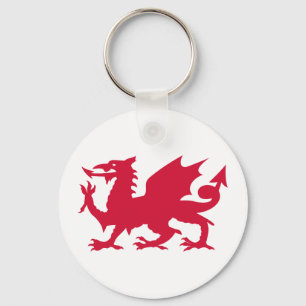 Red Welsh Dragon Sleutelhanger