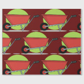 Red Wheelbarrow Cadeaupapier (Vlak)