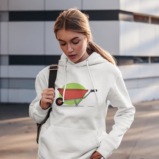 Red Wheelbarrow Hoodie