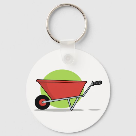 Red Wheelbarrow Sleutelhanger (Voorkant)