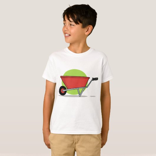 Red Wheelbarrow T-shirt (Voorkant volledig)