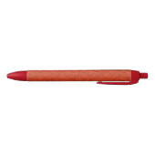 Red Whimsical Abstract Geometric Blauwe Inkt Pen (Bodem)