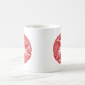 Red Whirling Koi Carp Fish Group Mok 1 (Center)