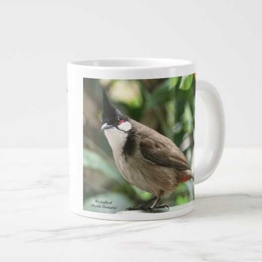 Red-Whiskered Bulbul 20 oz. Mok van RoseWrites (Voorkant rechts)