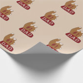 Red White #1 Pap Cadeaupapier (Hoek)