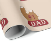 Red White #1 Pap Cadeaupapier (Rol Hoek)