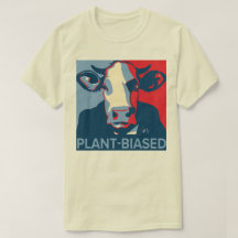 Red White and Blue Pop Art Inspired Cow Tshirt