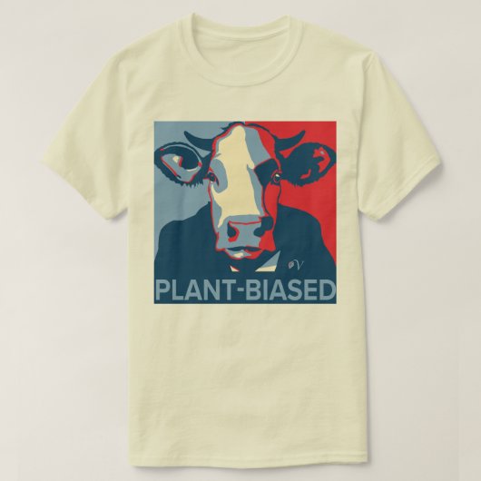 Red White and Blue Pop Art Inspired Cow Tshirt (Design voorkant)