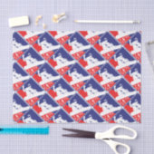 Red-White-and-Blue-Snow-Boa Tissuepapier (Craft)