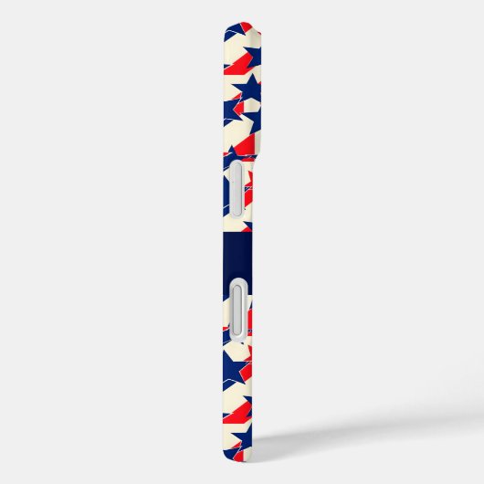 Red, White, and Blue Stars and Stripes Case-Mate iPhone Case (Achterkant / Rechts)