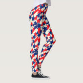 Red, White, and Blue Stars and Stripes Leggings (Rechts)