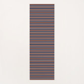 Red, White and Blue Stripes Yogamat (Voorkant)
