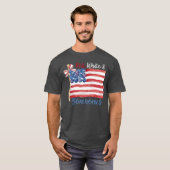 Red White and Blueberries for Supporters Men Women T-shirt (Voorkant volledig)
