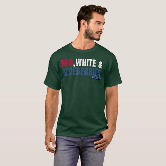Red White and Blueberries friend T-shirt (Voorkant volledig)