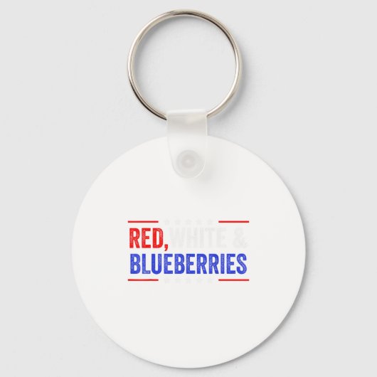 Red, White And Blueberries Patriot Dom 2025 Sleutelhanger (Voorkant)