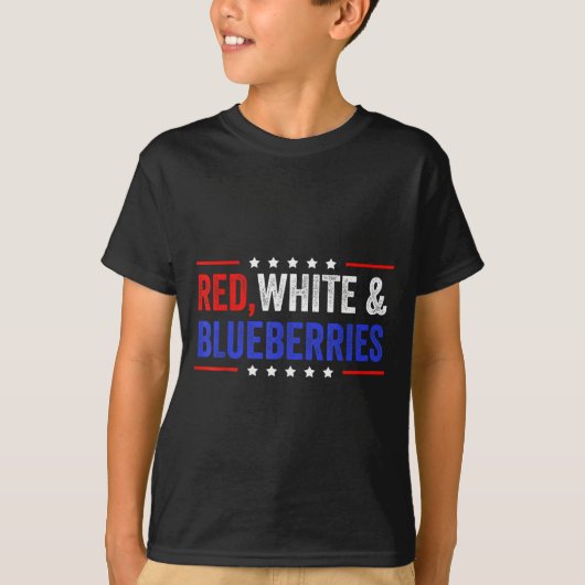 Red, White And Blueberries Patriot Dom 2025  T-shirt (Voorkant)