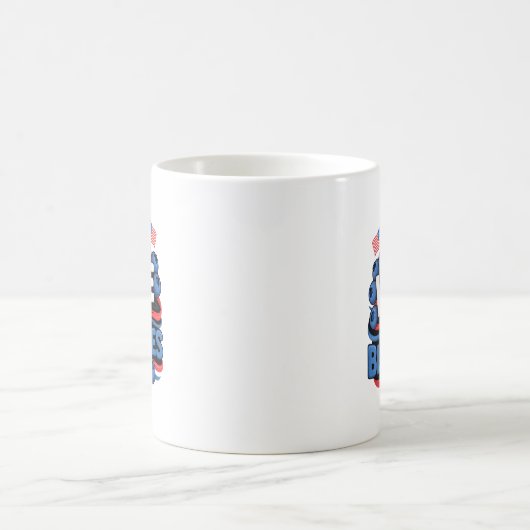 Red, White And Blueberries Patriot  Koffiemok (Center)