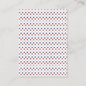 Red White and Due Books for Baby Informatiekaartje (Achterkant)