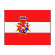 Red White Banner Groothertogdom Toscane