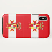 Red White Banner Groothertogdom Toscane Case-Mate iPhone Case (Achterkant (horizontaal))