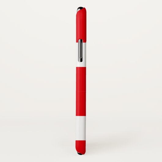 Red White Banner Groothertogdom Toscane Case-Mate iPhone Case (Achterkant / rechts)