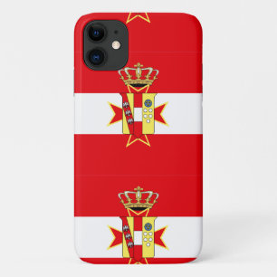 Red White Banner Groothertogdom Toscane iPhone 11 Hoesje
