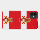 Red White Banner Groothertogdom Toscane Case-Mate iPhone Case (Achterkant (horizontaal))