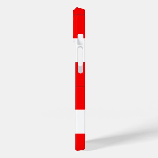 Red White Banner Groothertogdom Toscane Case-Mate iPhone Case (Achterkant / Links)