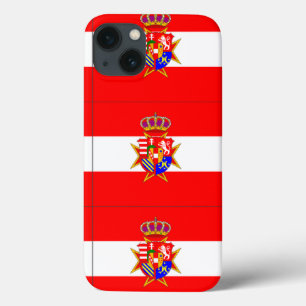 Red White Banner Groothertogdom Toscane iPhone 13 Hoesje