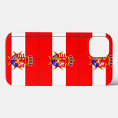 Red White Banner Groothertogdom Toscane Case-Mate iPhone Case (Achterkant (horizontaal))