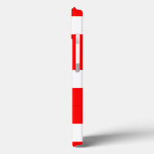 Red White Banner Groothertogdom Toscane Case-Mate iPhone Case (Achterkant / Links)