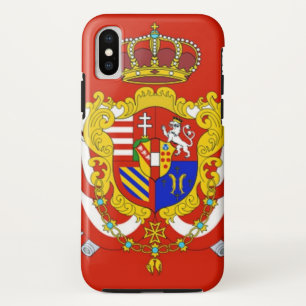 Red White Banner Groothertogdom Toscane iPhone XS Hoesje
