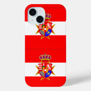 Red White Banner Groothertogdom Toscane iPhone 15 Case