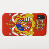 Red White Banner Groothertogdom Toscane Case-Mate iPhone Case (Achterkant (horizontaal))