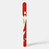 Red White Banner Groothertogdom Toscane Case-Mate iPhone Case (Achterkant / Links)