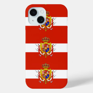 Red White Banner Groothertogdom Toscane iPhone 15 Case