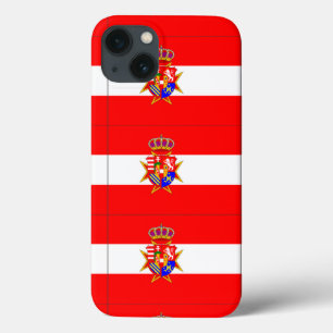 Red White Banner Groothertogdom Toscane iPhone 13 Hoesje