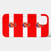 Red White Banner Groothertogdom Toscane Case-Mate iPhone Case (Achterkant (horizontaal))