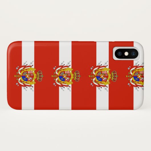 Red White Banner Groothertogdom Toscane Case-Mate iPhone Case (Achterkant (horizontaal))