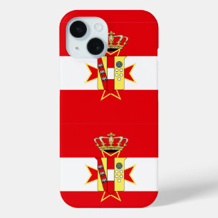 Red White Banner Groothertogdom Toscane iPhone 15 Case