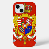 Red White Banner Groothertogdom Toscane Case-Mate iPhone Case (Achterkant)