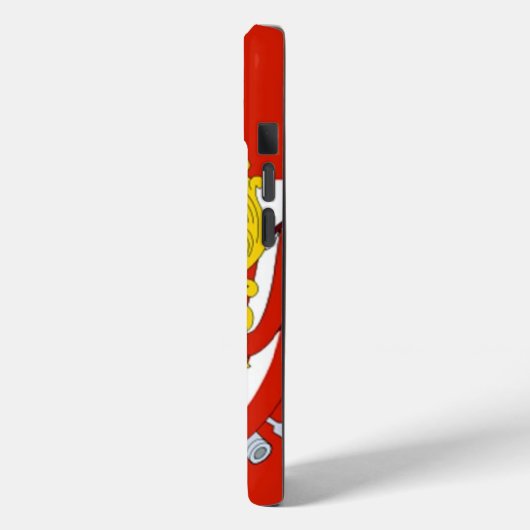 Red White Banner Groothertogdom Toscane Case-Mate iPhone Case (Achterkant / Links)