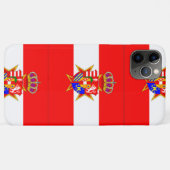 Red White Banner Groothertogdom Toscane Case-Mate iPhone Case (Achterkant (horizontaal))