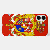 Red White Banner Groothertogdom Toscane Case-Mate iPhone Case (Achterkant (horizontaal))