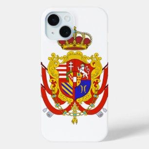 Red White Banner Groothertogdom Toscane iPhone 15 Case