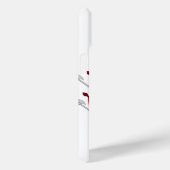 Red White Banner Groothertogdom Toscane Case-Mate iPhone Case (Achterkant / Rechts)