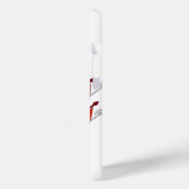 Red White Banner Groothertogdom Toscane Case-Mate iPhone Case (Achterkant / Links)